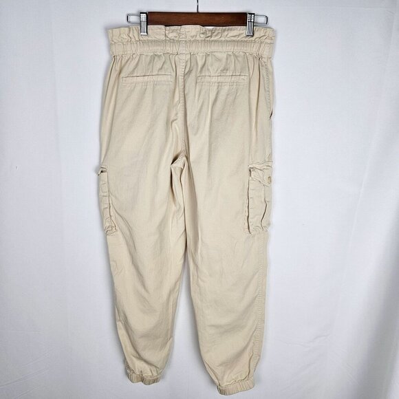 Blanknyc Beige Cargo Pants Size 27 100% Cotton Tapered Leg - Picture 3 of 10